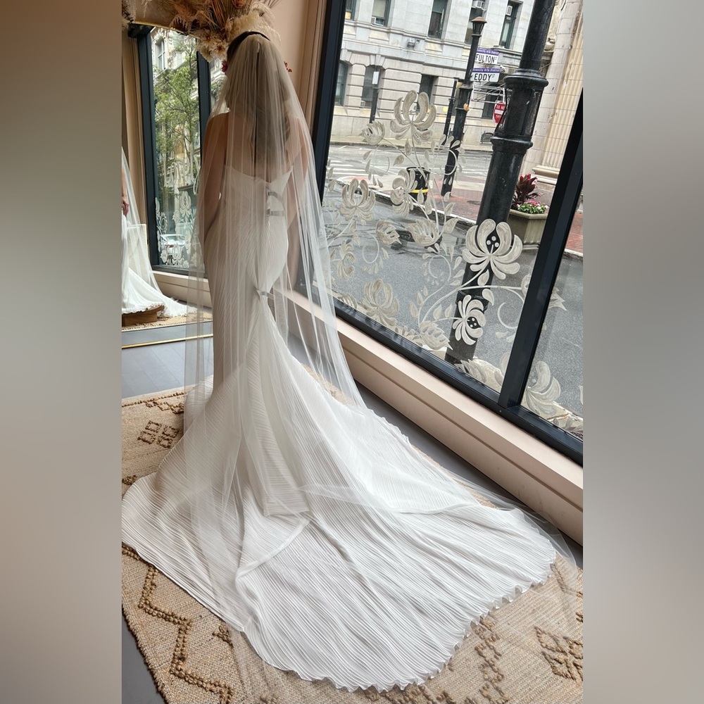Untamed Petals Cathedral Veil